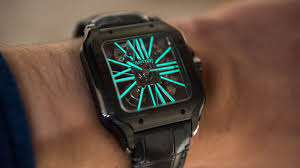The copa libertadores has given successive generations of santos wonderkids a platform to shine. Cartier Santos Skeleton Adlc Noctambule With Luminescent Skeletonized Caliber For 2019 Ablogtowatch