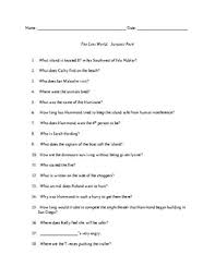 We send trivia questions and personality tests every week to your inbox. Jurassic Park Film Worksheets Teaching Resources Tpt