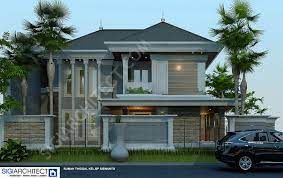 Jasa design gambar rumah modern minimalis 1 lantai. Model Rumah Klasik Modern 2 Lantai Type 550 M2 Kavling Hook