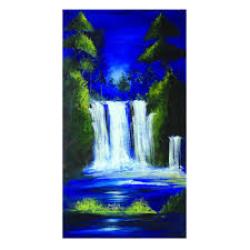 When a digital picture's size is increased, its quality can be adversely affected and this may cause it to become. Beautiful Nature Painting Size 4 X 3 Feet Water Art Work Id 19299399362