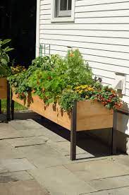 Planter Boxes Elevated Cedar Planter Box Orders 99 Ship Free Garden Planter Boxes Cedar Raised Garden Porch Flowers