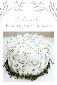 Masterclass How To Paint A Cake Mimolo Design In 2020 Painted Cakes Cake Cover Cake Decorating Tutorials