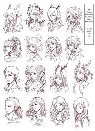 Src Batch 3 Nikki S Art Drawings Sketches Manga Hair Sketches