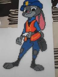 Creation Perles Hama La Lapine Policiere Judy Hopps Creation Perles A Repasser Hama De Cocoxillia N 58 373 Vue 2 176 Fois Perles Hama Perle Schemas De Bijoux En Perles