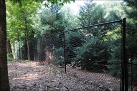 4 Foot Black Chain Link Fence Gate 5 Foot Black Chain Link Fence Black Chain Link Fence Chain Link Fence Fence Design