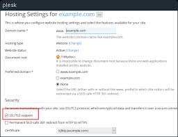 Domain In Plesk Accessed By Https Shows Default Webserver Page Plesk Help Center
