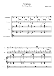 killer joe sheet music download free in pdf or midi