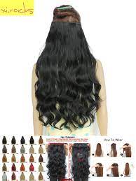 Visit To Buy Xi Rocks 5 Clip In Hair Extensions 70cm Length 120g Synthetic Hair Clips Extension 25 Co Curly Clip Ins Wigs Hair Extensions Natural Hair Styles