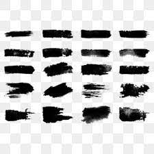 Brush Stroke Design Paint Vector Set Strokes Grunge Background Ink Hand Texture Black Art White Splash Watercolor Draw Paint Set Paint Vector Watercolor Splash