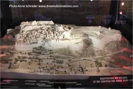 Model Of Les Baux De Provence France Medieval Town Baux Castle