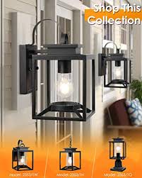 Please feel free to ask questions! Osimir Outdoor Wall Light 2 Pack Modern Farmhouse Outdoor Wall Sconce Lighting In Black Finish With Cylinder Glass Farmhouse Goals