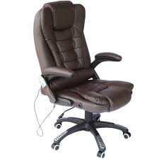 Reviews chair is uniquely designed to safely allow user to recline into a nap position. Shop Black Friday Deals On Homcom Executive Ergonomic Heated Vibrating Massage Office Chair Brown On Sale Overstock 18088215