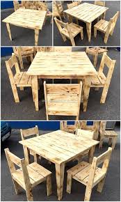 Simple Furniture Set Made With Pallets Wood Wood Pallet Furniture Simple Furniture Wooden Pallet Projects