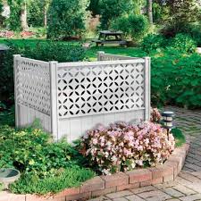 Connections Decorative Vinyl Panels Yard Accents Freedom Outdoor Living For Lowes Garden Fence Panels Garden Fence Yard Accents