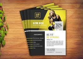 Download Gym Flyer Mockup Free Psd Template 2021 Daily Mockup