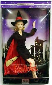 Samantha has light skin, brown eyes, and brown hair. Bewitched Barbie As Samantha Doll Mattel