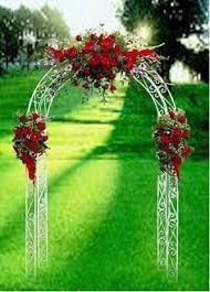 Black And White Wedding Arch Decorations Black Red Arbor Wedding Google Search Wedding Ceremony Arch Arch Flowers Wedding Arch