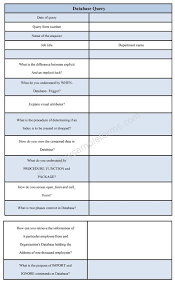 Database Query Form Sample Forms Database Query Query Jquery