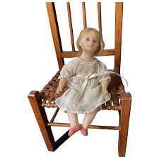 1989 Edna Day Wax Head Doll