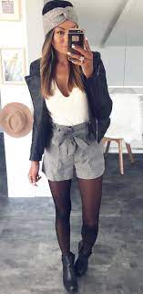Short Taille Haute Noeud Bandeau Top Clair Casualshort Fashion Outfits Fashion Outfits