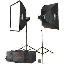 Midwest Photo Godox Ms300 Compact Studio Flash 2 Light Kit