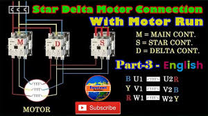 Your question on wye/delta start has more to do with the nature of the load. Star Delta Starter Power Wiring Control Wiring Motor Wiring With Run Complete Video In English Youtube