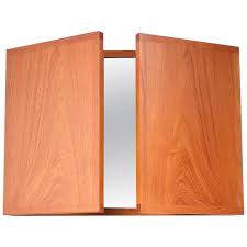 All bifold and trifold mirrors are available with rolling. Danish Teak Tri Fold Wall Mirror By Kai Kristiansen For Aksel Kjersgaard For Sale At 1stdibs