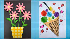 Qiaoniuniu card making kit $11.99. 8 Cute Paper Card Craft Ideas For Kids To Make Youtube