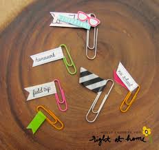 See more ideas about paper clips diy, crafts, craft fairs. Diy Planner Tabs Paperclips Back To School With Right At Home