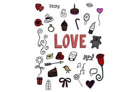 Download Alphabet Love Doodle Vector Art Graphic By Firdausm601 Creative Fabrica SVG Cut Files
