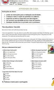 1 Where Does Clark Work A In An Apartmentsb In The Grocery Storec In The Post Brainly Com Br
