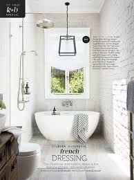 French Style With Images Brick Bathroom Brick Tiles Bathroom White Brick Tiles