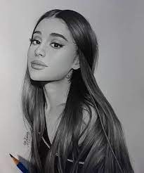 Download wallpapers ariana grande, portrait, 6k. Ariana Grande Drawn With Graphite Pencils Hope You Like It Please Tag Anna Ariana Grande Drawings Portrait Ariana Grande
