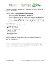 Paqs17 Congress Proceedings Flip Book Pages 1 50 Pubhtml5