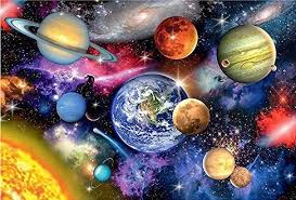 Jul 19, 2017 · solar system printable worksheets pack space is a theme that appeals to all ages as provides children with lots of room for imagination. Solar System Planets Landscape Paint By Number Canvas Paint By Numbers