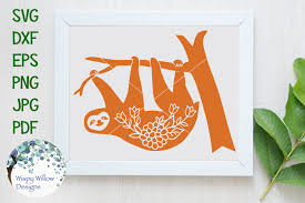 Floral Sloth Svg Dxf Png Jpg Eps Pdf Scalable Vector Graphics Design Download Svg Files Laundry Room