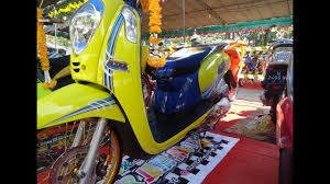 Modifikasi Simple Scoopy Babylook Contest Novice Pure Mothai Youtube