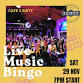 LIVE MUSIC BINGO - Sat 29 Nov - 3 Sixty, The Hub, Newton Rd, Bovey Tracey Event Image