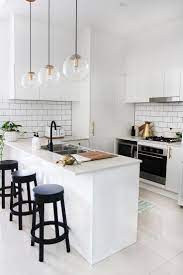 Modern White Simple Kitchen Simplehomedecorminimalistinspiration White Kitchen Design Kitchen Design Small Kitchen Design