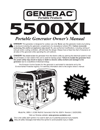 Rated 5.00 out of 5 based on 6 customer ratings. Generac Power Systems 9885 3 5500xl Owner S Manual Manualzz