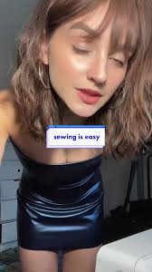 literally made this in less than 20 min sewing does not have to be super  complicated i promise!! #beginnersewing #learntosew