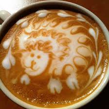 Kopi susu nya yaa nenggg. Coffee Art Sheep Latte Coffee Latte Art Coffee Smoothies Coffee Painting