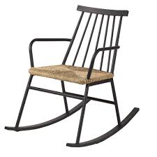 Braided Rattan Effect Resin Outdoor Rocking Chair Maisons Du Monde Schaukelstuhl Stuhle Schaukel