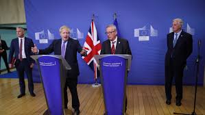 Brexit is the withdrawal of the united kingdom (uk) from the european union (eu) and the european atomic energy community (eaec or euratom) on 31 january 2020. Key Moments As E U Leaders Endorsed A Brexit Deal With Boris Johnson The New York Times