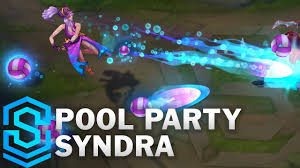 Pool party may not be revolutionary but its not nessacarily low effort. Pool Party Syndra Skin Spotlight Pre Release League Of Legends Youtube