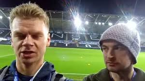 Joe Nicholson and Phil Smith react after Sunderland's goalless draw at  Swansea