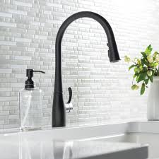 The kohler simplice spray head has a button that temporarily stops flow when it is pressed. Kohler Simplice Pull Down Single Handle Kitchen Faucet With Sweep Spray And Docknetik Reviews Wayfair Ca