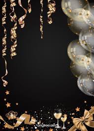 Black And Gold Design For Birthday Party In 2020 Party Background Birthday Background Design Birthday Wallpaper