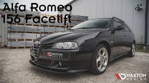 It was introduced at the 1997 frankfurt motor show as the replacement for the alfa romeo 155. Front Diffusor Alfa Romeo 156 Facelift Shop Alfa Romeo 156 Standard Facelift Maxton Design