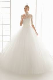 dathybridal 2016年新作 ウェディングドレス ボールガウン ハイネック チュール 七分丈スリーブ フロアー丈 ファスナー 花嫁 二次会 ドレス hra0109 花嫁 ウェディングドレス ウェディング ドレス プリンセス